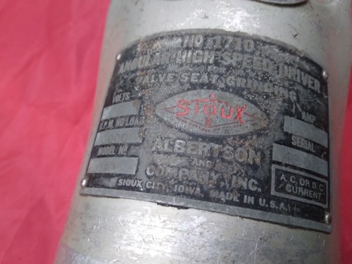 Sioux 1710 valve - 1710,