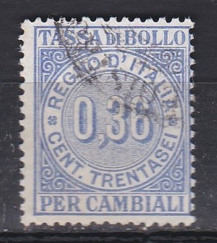 Italia 1908 marca da - italia, bollo