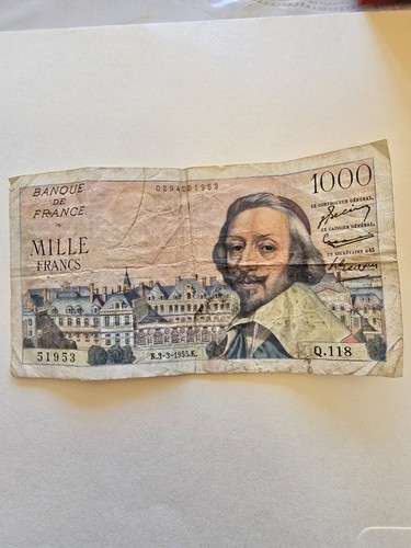 1000 franchi 1955 richelieu - 1000,