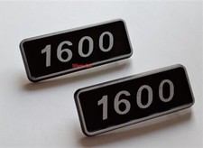 Coppia sigle laterali in alluminio 1600 per Fiat 131