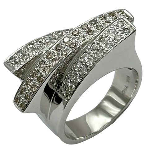 Anello con diamanti - , in