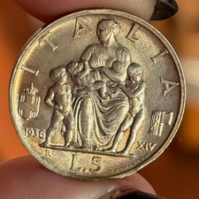 RENGO D'ITALIA 5 LIRE 1936