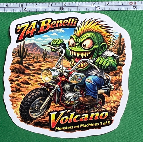 Adesivo benelli volcano - adesivo,