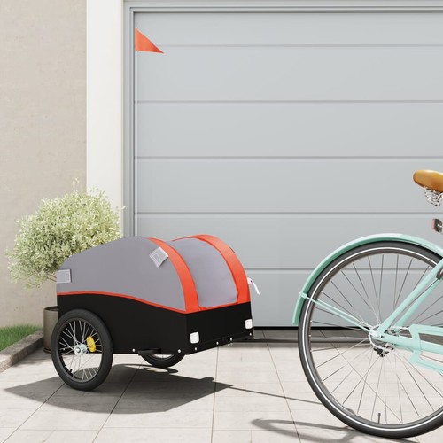 Vidaxl rimorchio bici nero - vidaxl,