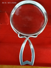 ANTICA LENTE INGRANDIMENTO ARGENTO 800 ART NOUVEAU  SCRITTOIO ARREDO IDEA REGALO
