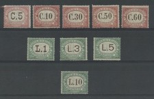 SAN MARINO 1924 TASSE RARA 9V