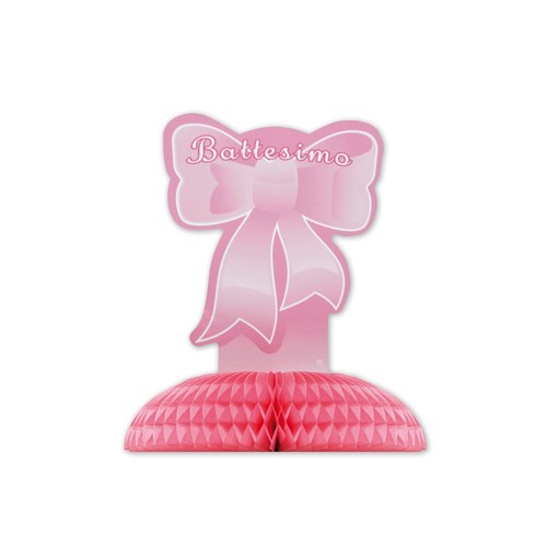 Centrotavola battesimo rosa - battesimo,