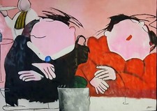 Quadro moderno  dipinto a mano