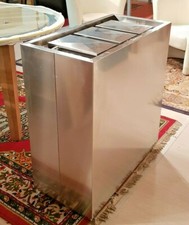 Cappa Max Fire Attiva Isola 800 IX acciaio inox 