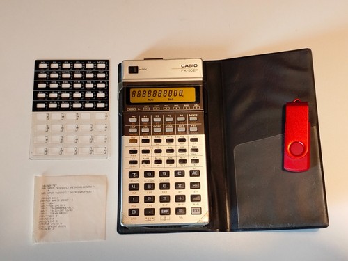 Casio 502p calcolatrice - casio, fx-502p