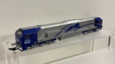 Mehano HO T159 Adtranz Silver 'Blue Tiger' DE-AC33C Diesel Locomotive