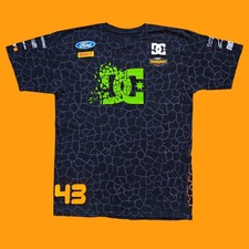 Ken Block DC Shoes Ford Racing Team Monster #43 Vintage T Shirt Size L Pirelli 