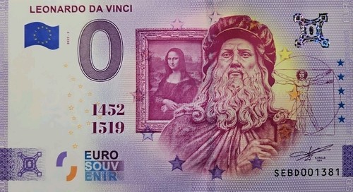 Euro schein leonardo da - schein,