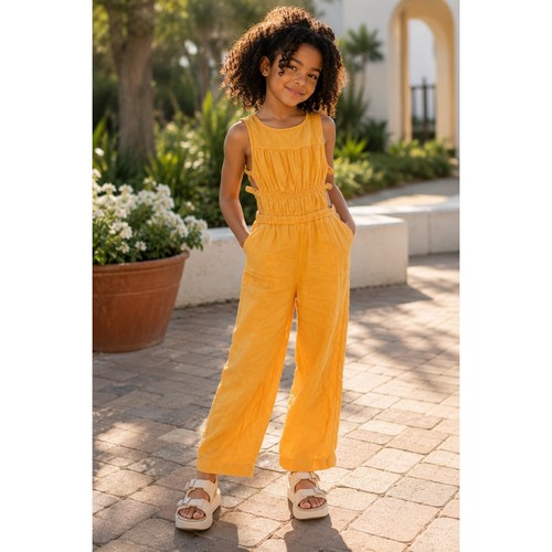 Tuta zara bambina giallo - tuta,