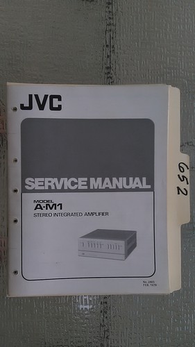 Jvc manuale di - a-m1,