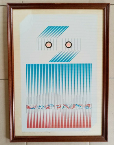 Alberto biasi litografia - biasi,