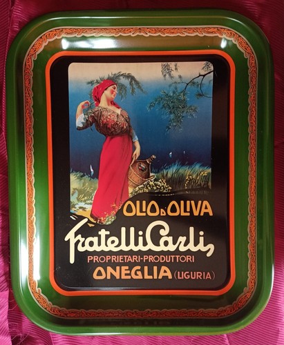Vassoio latta olio - latta,