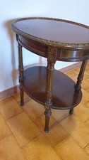 Tavolino OVALE stile Luigi XVI Italiano '900 Legni Intagliato Style Vintage
