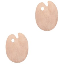 2 pezzi piatti pittura legno