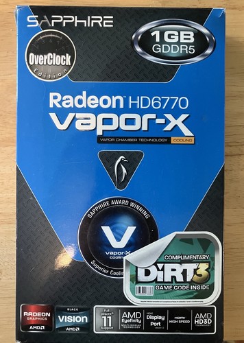 Sapphire radeon hd6770 vapor - hd6770, vapor-x