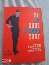 SPARTITO SERGIO ENDRIGO - SE LE COSE STANNO COSI' 1963