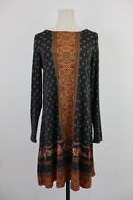 DESIGUAL VESTITO DONNA TG. L WOMAN CASUAL VINTAGE DRESS ITALIA VISCOSA