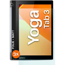 3x Pellicola Protettiva Opaca per Lenovo Yoga Tab 3 10 Protezione Schermo 4H Sottile Anti Reflex