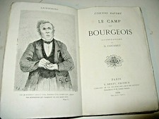 ETIENNE BAUDRY Le CAMP DES BOURGEOIS 1868 EO Illustré GUSTAVE COURBET Rare