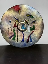 Piatto Placca Vassoio Smaltato Anni ‘60 Design Vintage