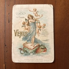 Splendido Calendarietto Almanacco Profumato Venus Bertelli 1900 Ottimo Rarissimo