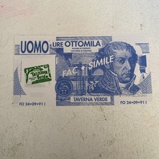 banconota fac simile lire