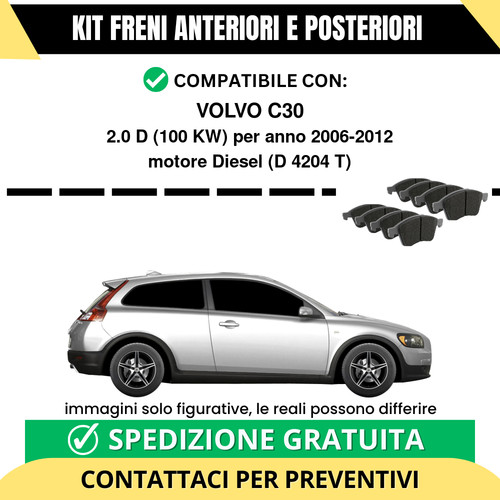 Pastiglie freno ant post - pastiglie,
