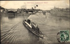 Cartolina Granville Manche, Il