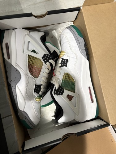 Air jordan retro verde - air, 4