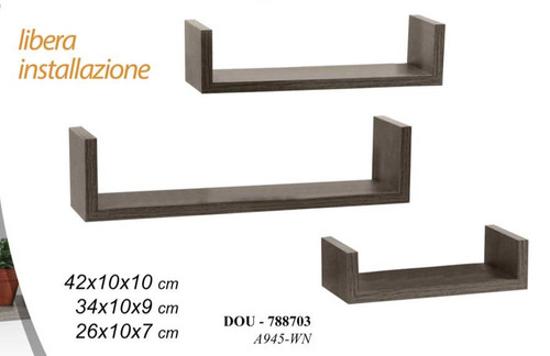 Set mensole parete - set,