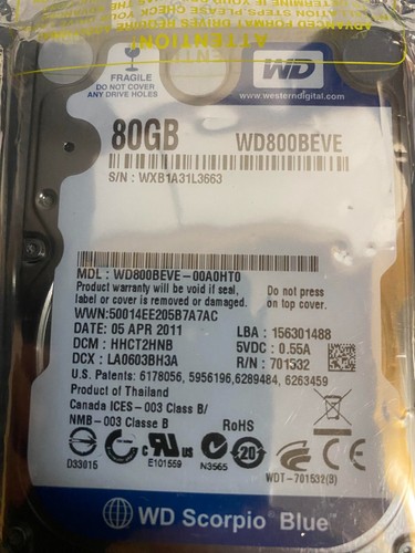 Western digital scorpio blue - western,
