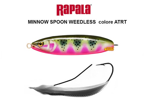 Rapala minnow spoon weedless - minnow,
