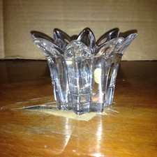 #83# Porta candela in cristallo RCR