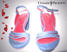 Sandali in denim esclusivi