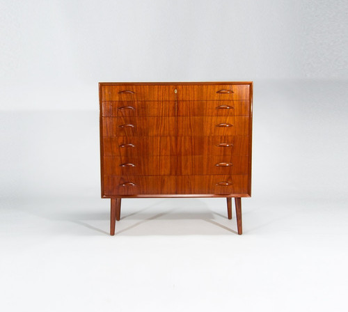Cassettiera danese teak - cassettiera,