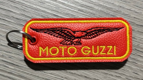 Portachiavi ricamato moto - ricamato,