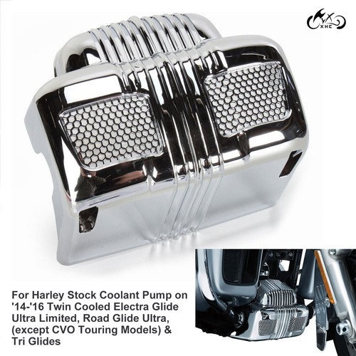 Chrome coolant pump cover - pump,