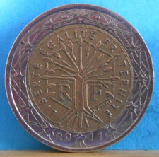 Moneta 2 Euro 2011 Francia Liberte Egalite Fraternite