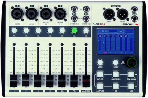 Proel digipad8 mixer - mixer, digitale