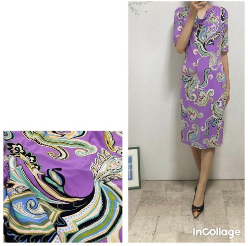 Abito etro viola rayon - viola,