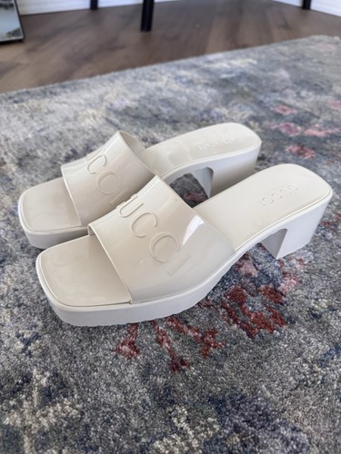Gucci sandali plateau - , bianchi