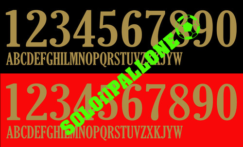Kit nome numero plastichina - nome,