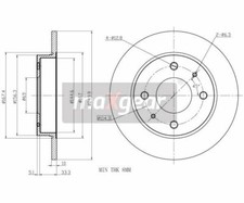 2 dischi freno Maxgear per