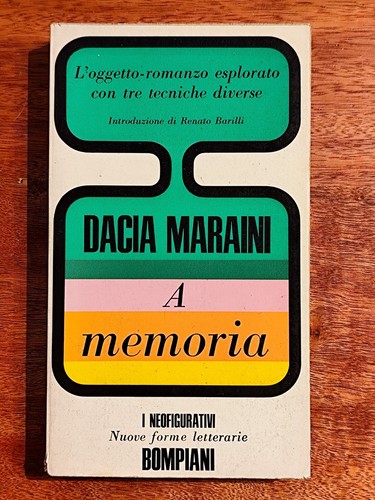 Dacia maraini autografo - maraini,