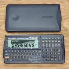 SHARP PC-G850VS Pocket Computer testato funzionante con